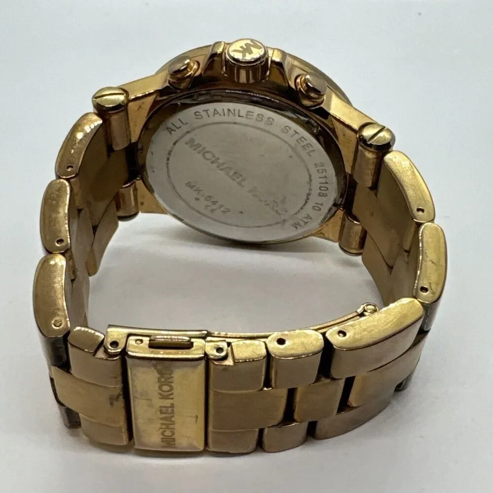 Michael Kors MK5412 Women's Rose Gold Stainless Steel Analog Dial Watch JNA586